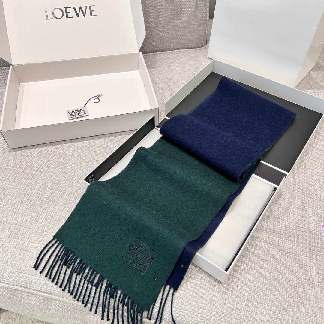 로에베 Loewe 캐시미어 스카프 180×30CM