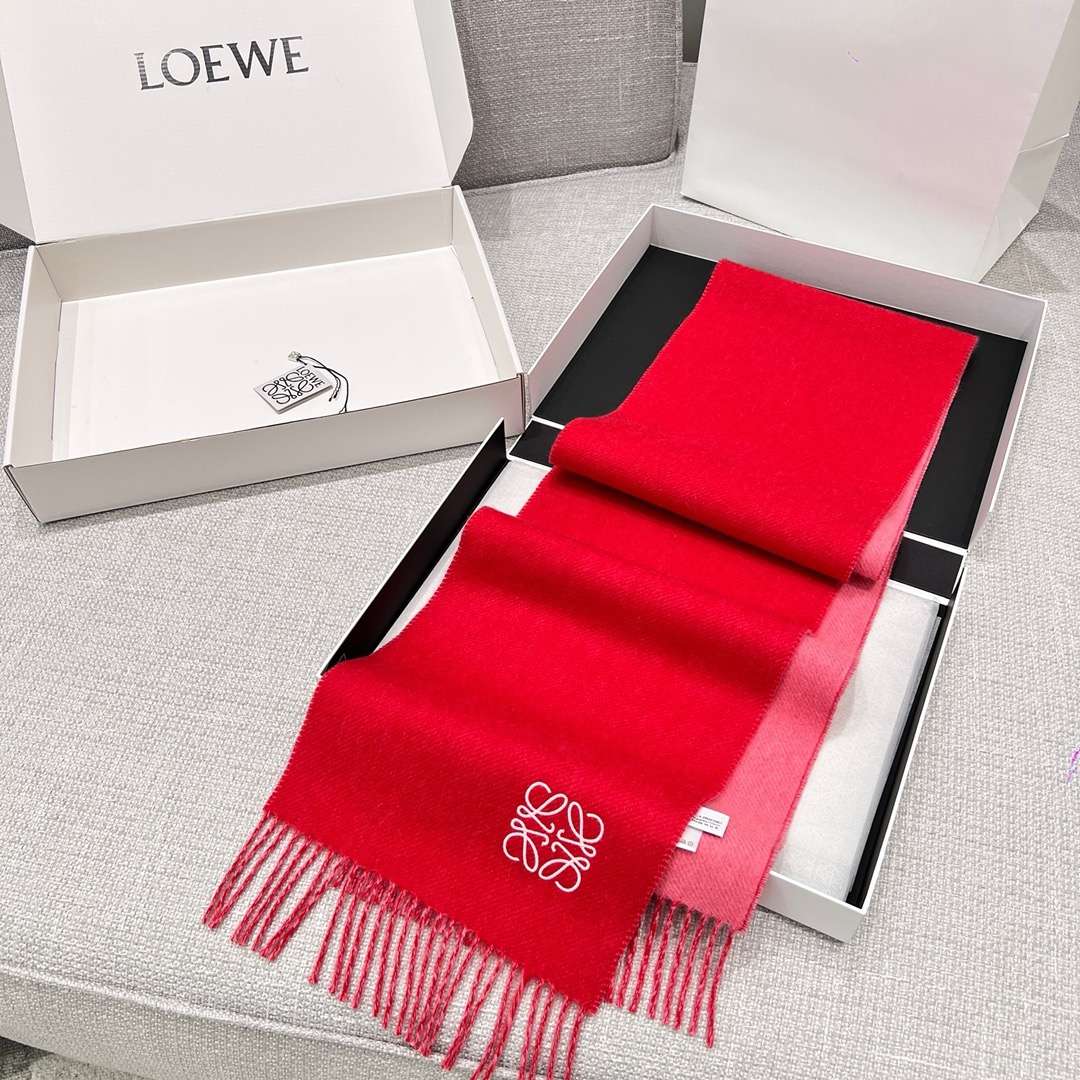 로에베 Loewe 캐시미어 스카프 180×30CM