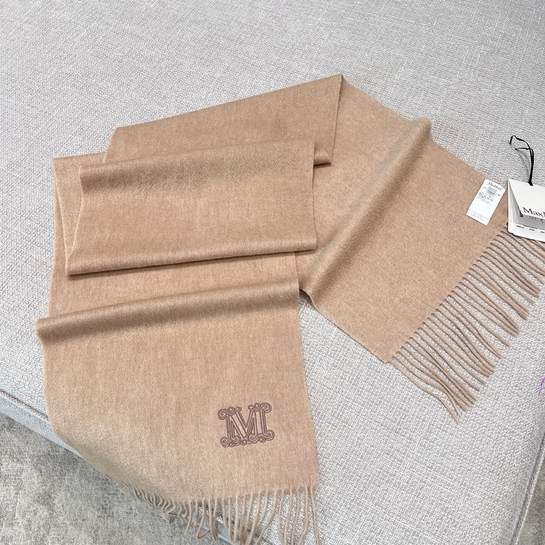 MaxMara 스카프 캐시미어 190×35CM