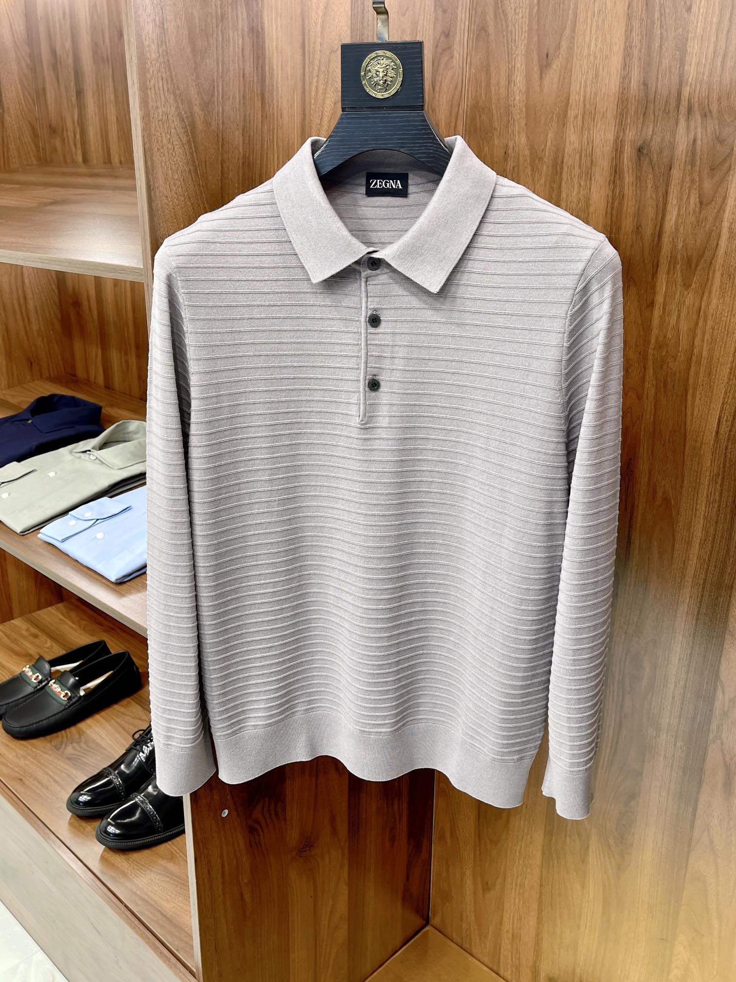 제냐 Zegna 긴팔 티셔츠