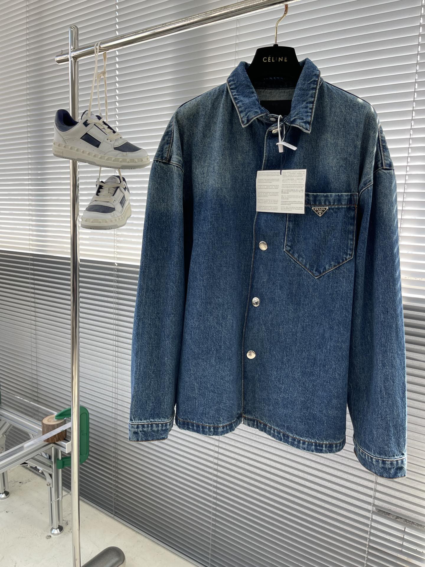 프라다 Prada 데님 재킷