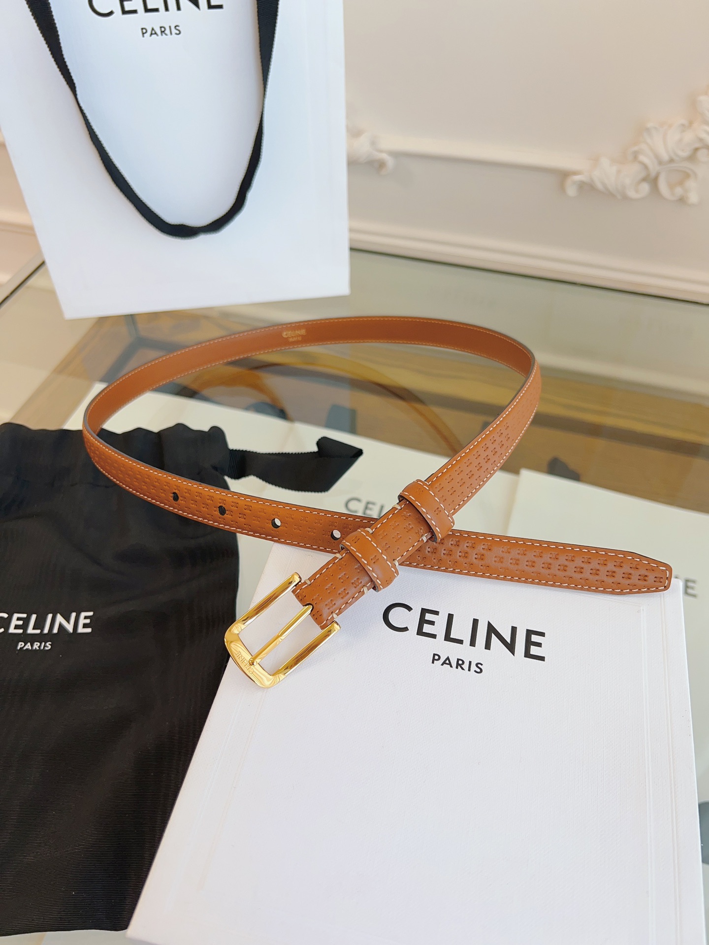 셀린느 CELINE 벨트 18mm