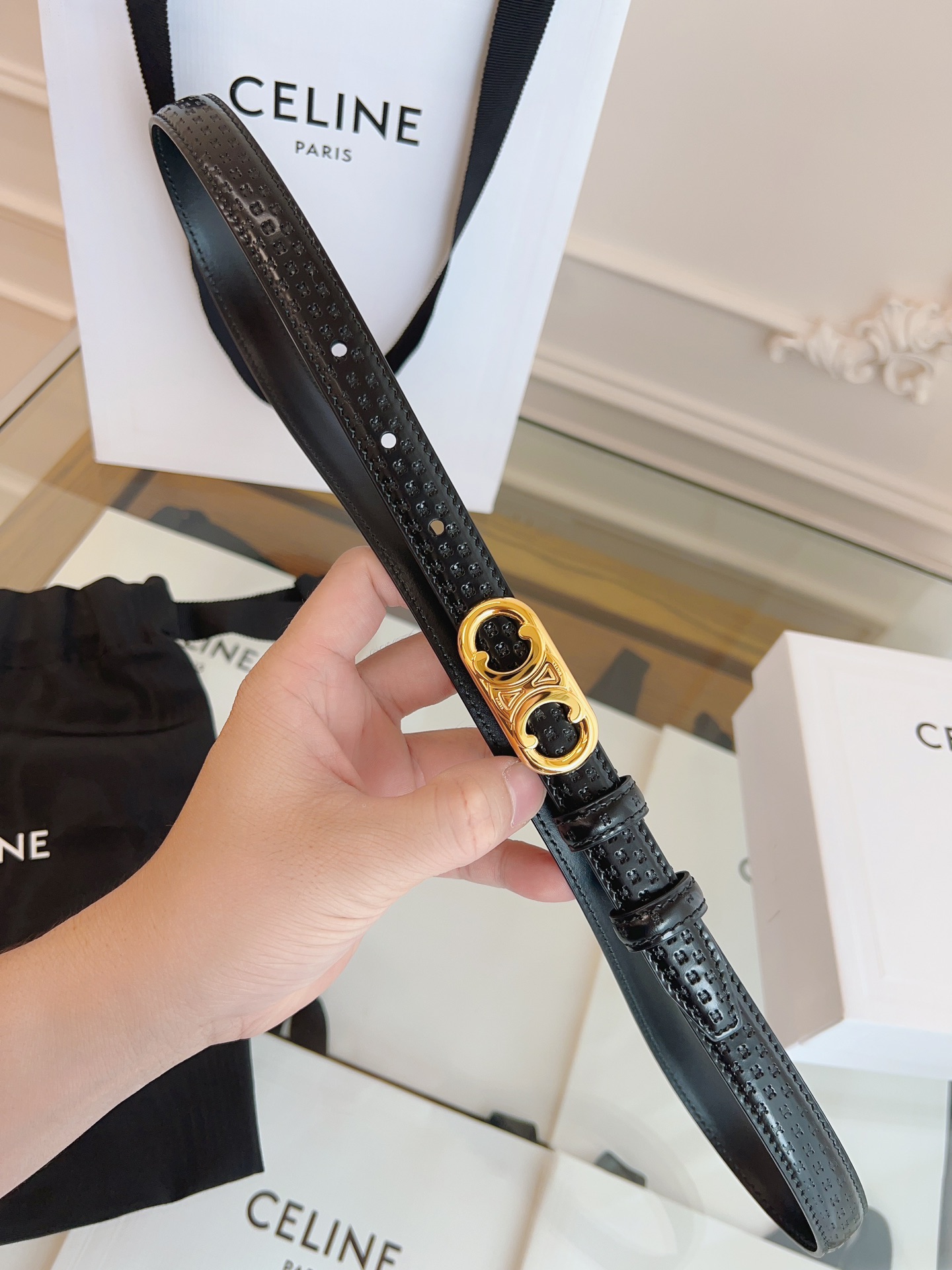 셀린느 CELINE 벨트 18mm