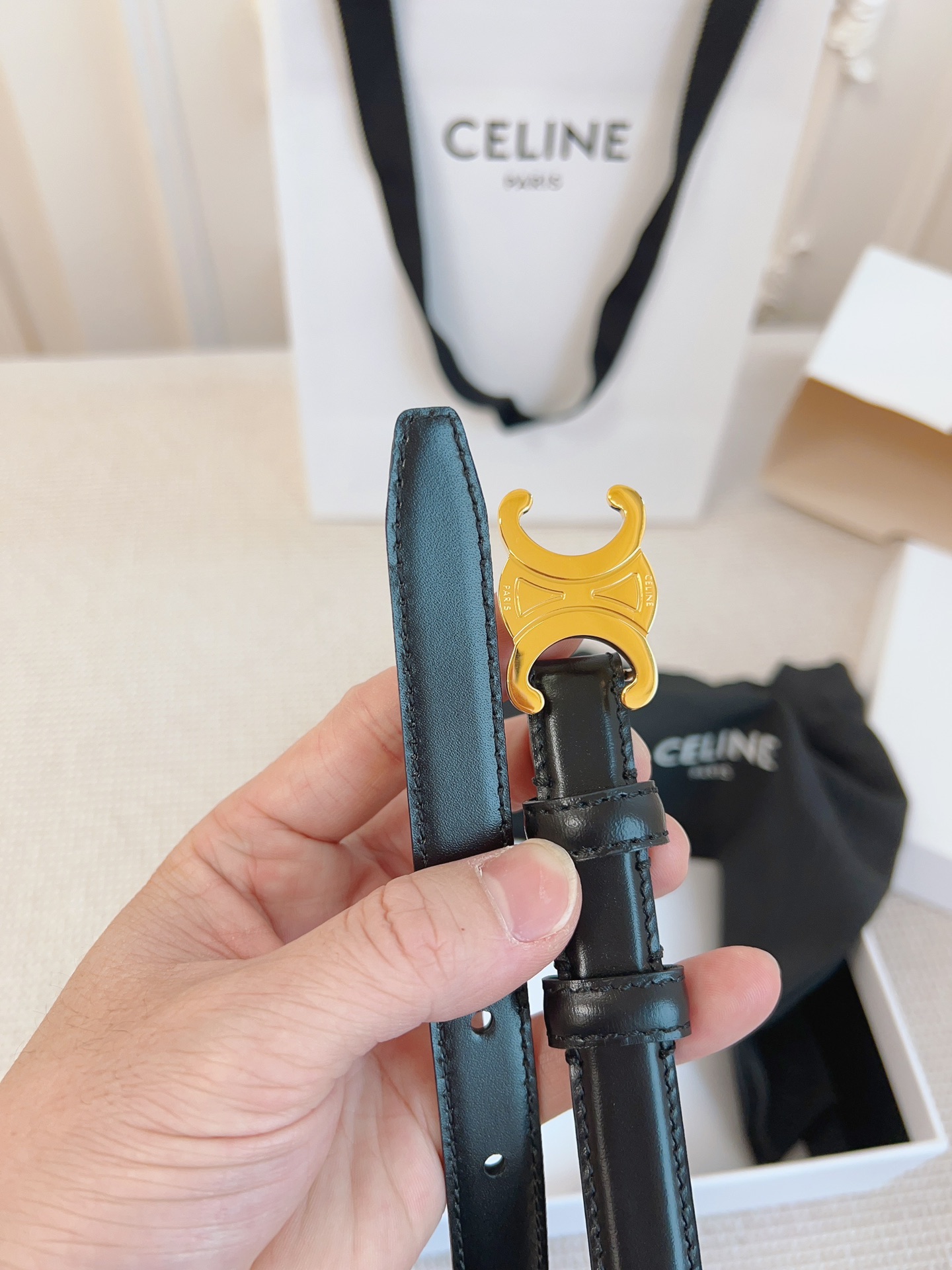 셀린느 CELINE 벨트 18mm