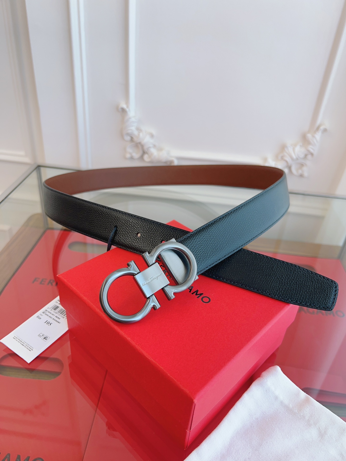 살바토레 페라가모 Salvatore Ferragamo 벨트 35mm