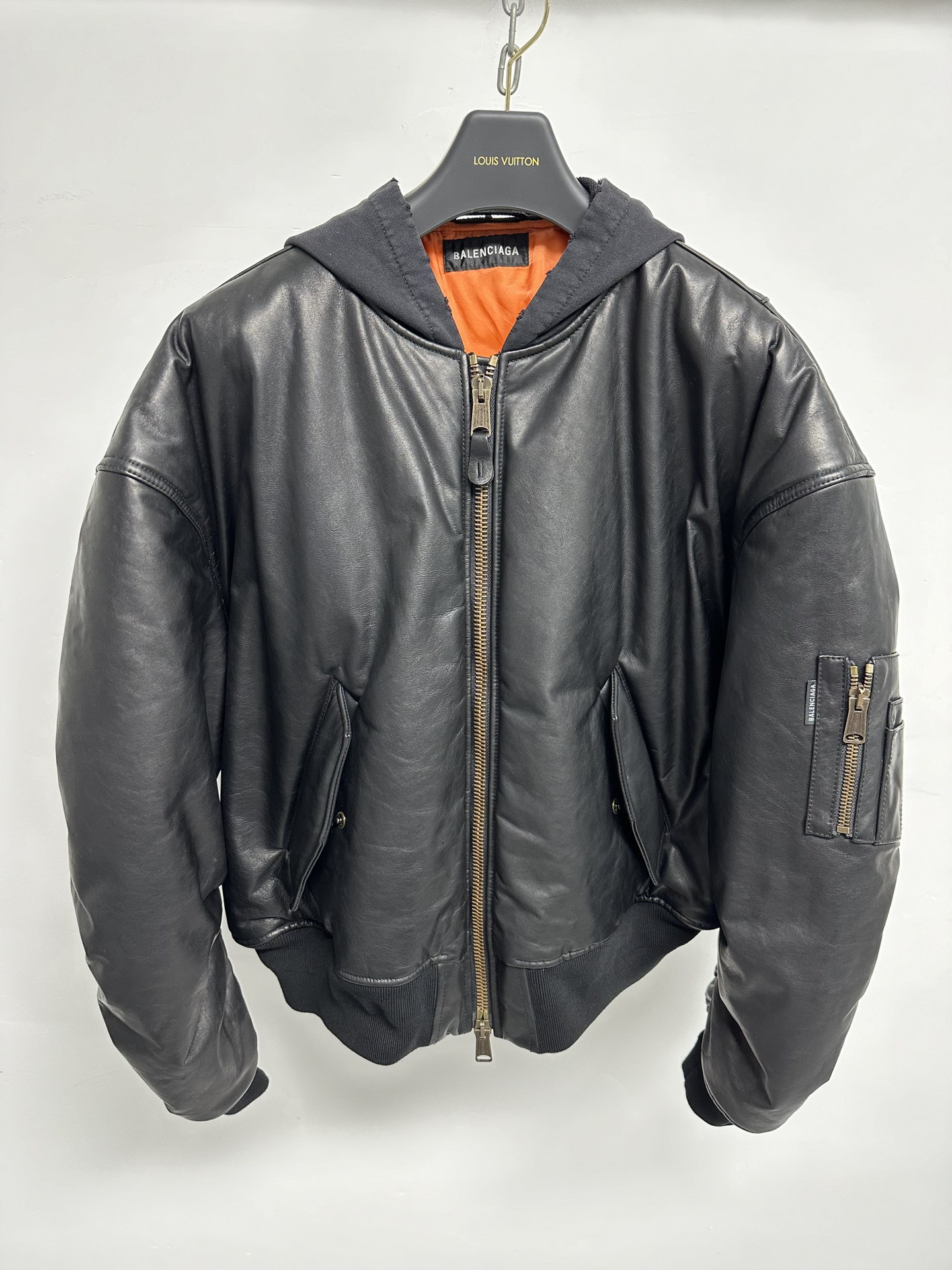 발렌시아가 Balenciaga 레더 재킷