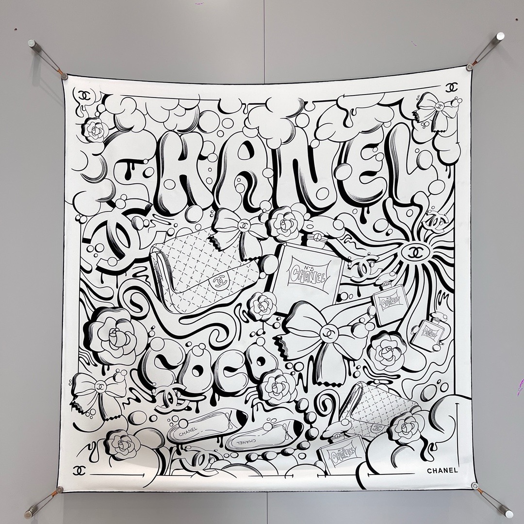 샤넬 CHANEL 스카프 90×90CM