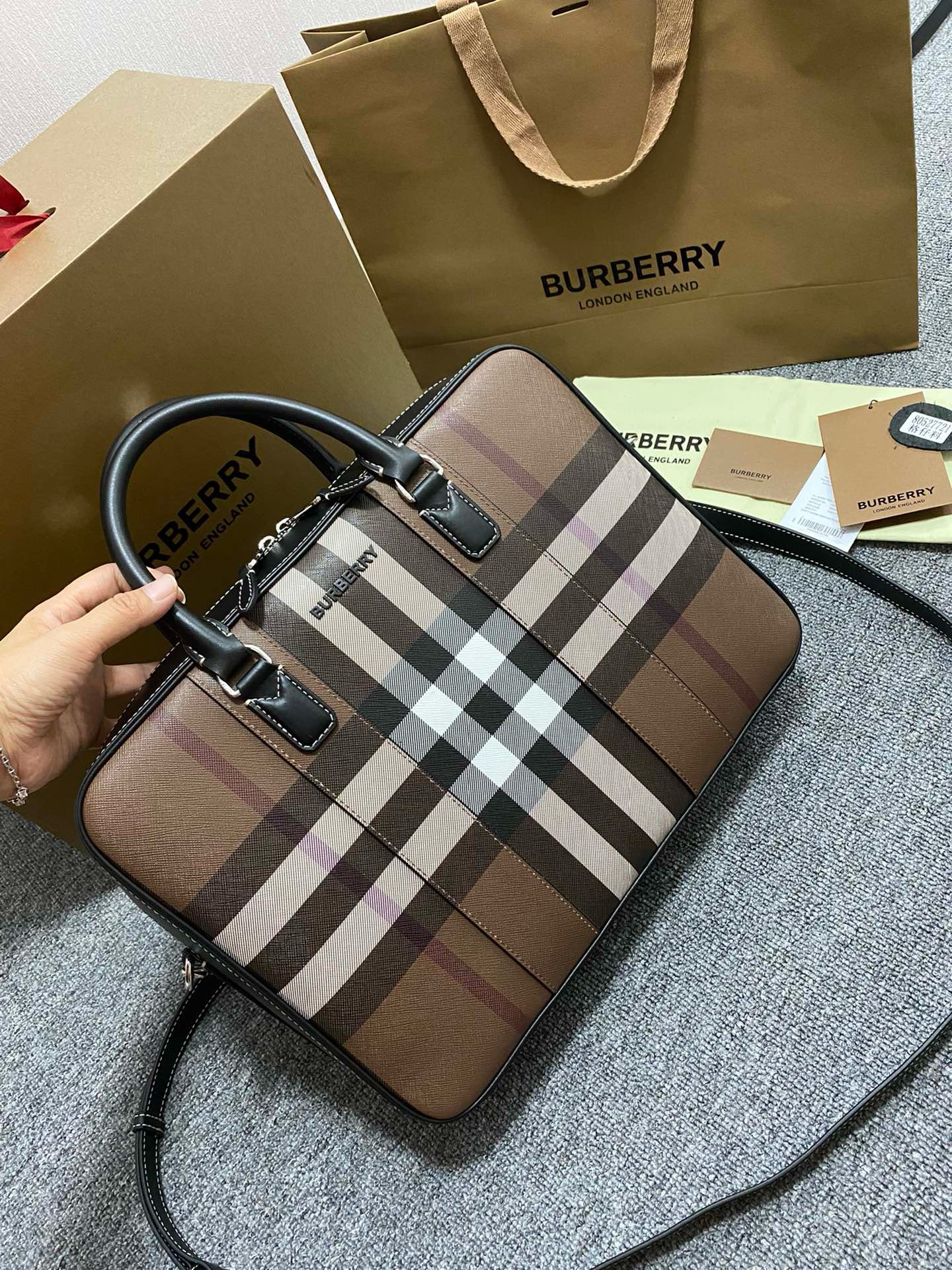 버버리 Burberry 7721 서류가방 38CM