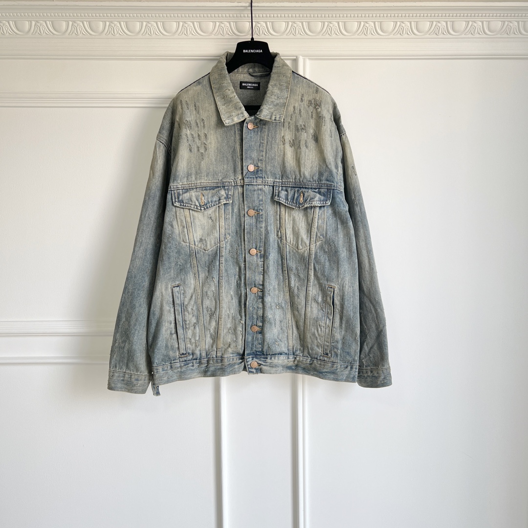 발렌시아가 Balenciaga 데님 재킷