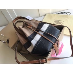 버버리 Burberry 5541 Canvas 버킷 백 28CM