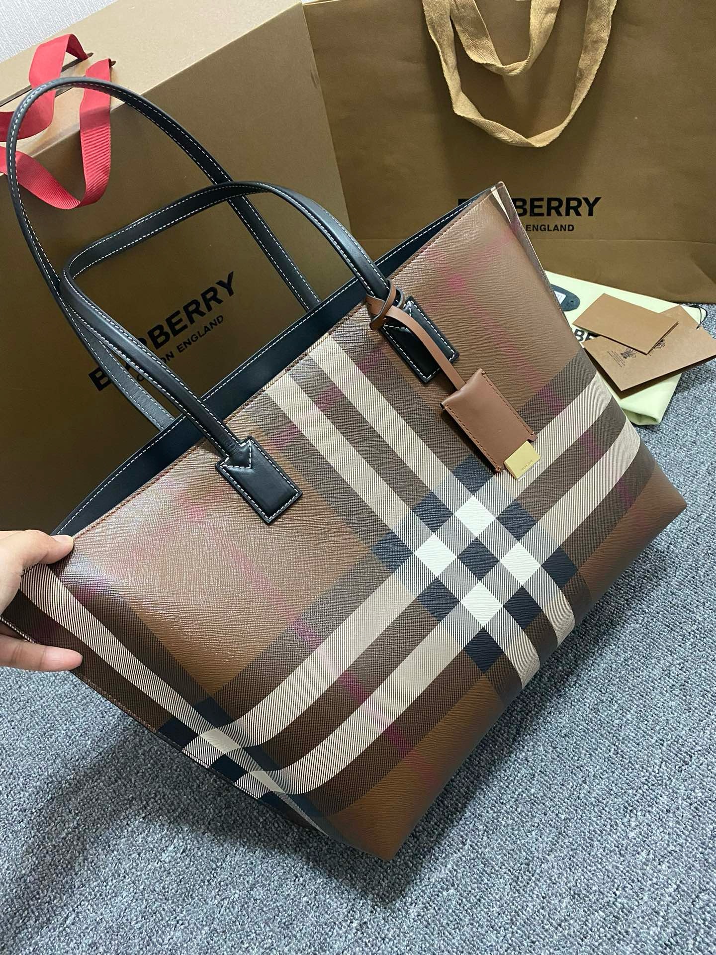 버버리 Burberry 5031 토트 백 34CM