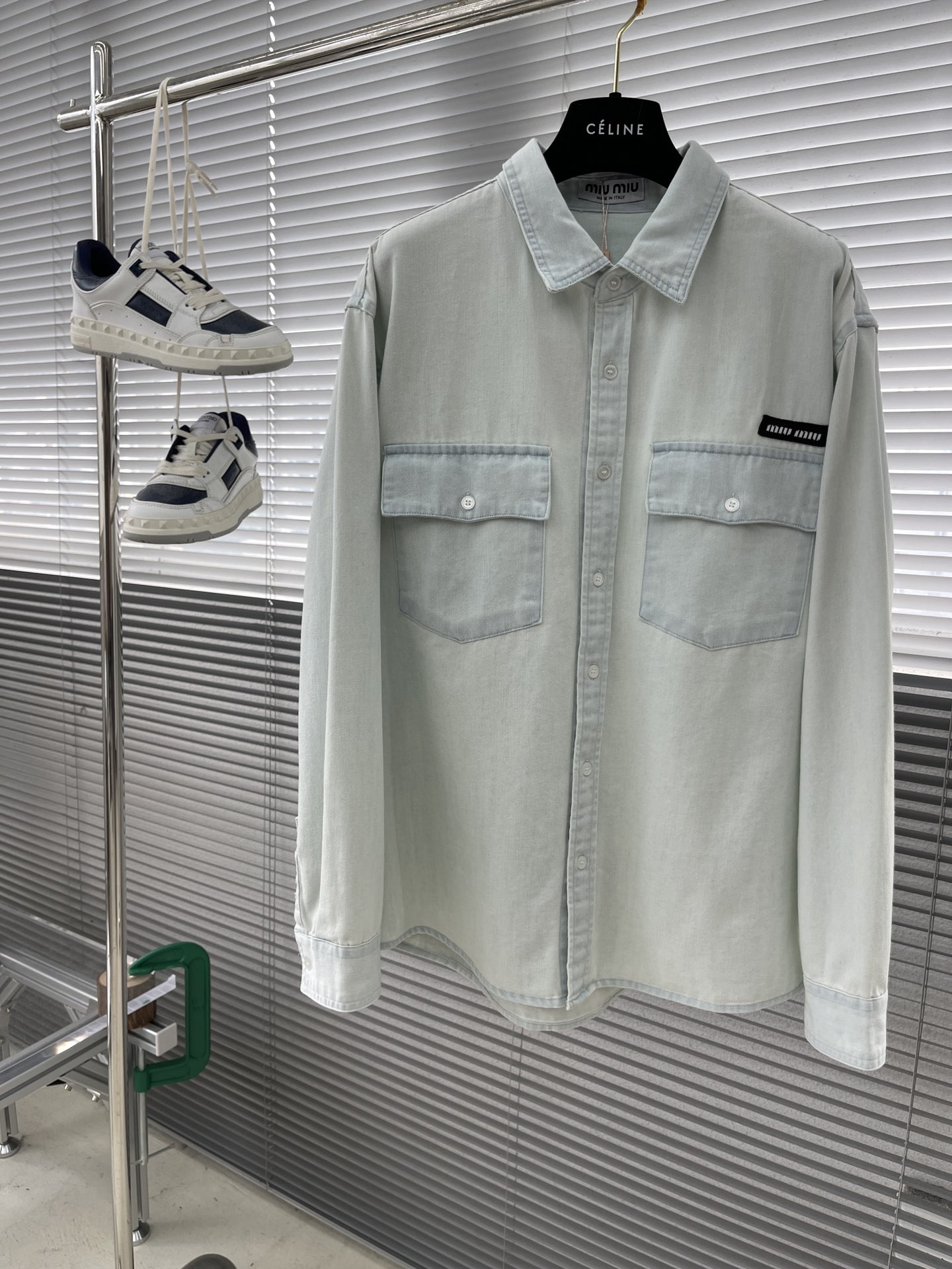 미우 미우 MIU MIU  데님 셔츠