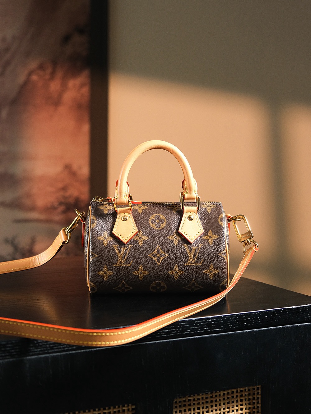 【GR】루이비통 Louis Vuitton M81085 Speedy 나노 스피디 모노그램 16CM