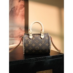 【GR】루이비통 Louis Vuitton M61252 Nano Speedy 나노 스피디 모노그램 16CM