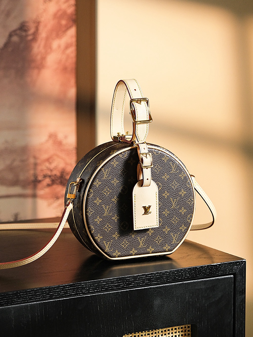 【GR】루이비통 Louis Vuitton M43514 Petite Boite Chapeau 쁘띠뜨 부아뜨 샤포 모노그램 17.5CM