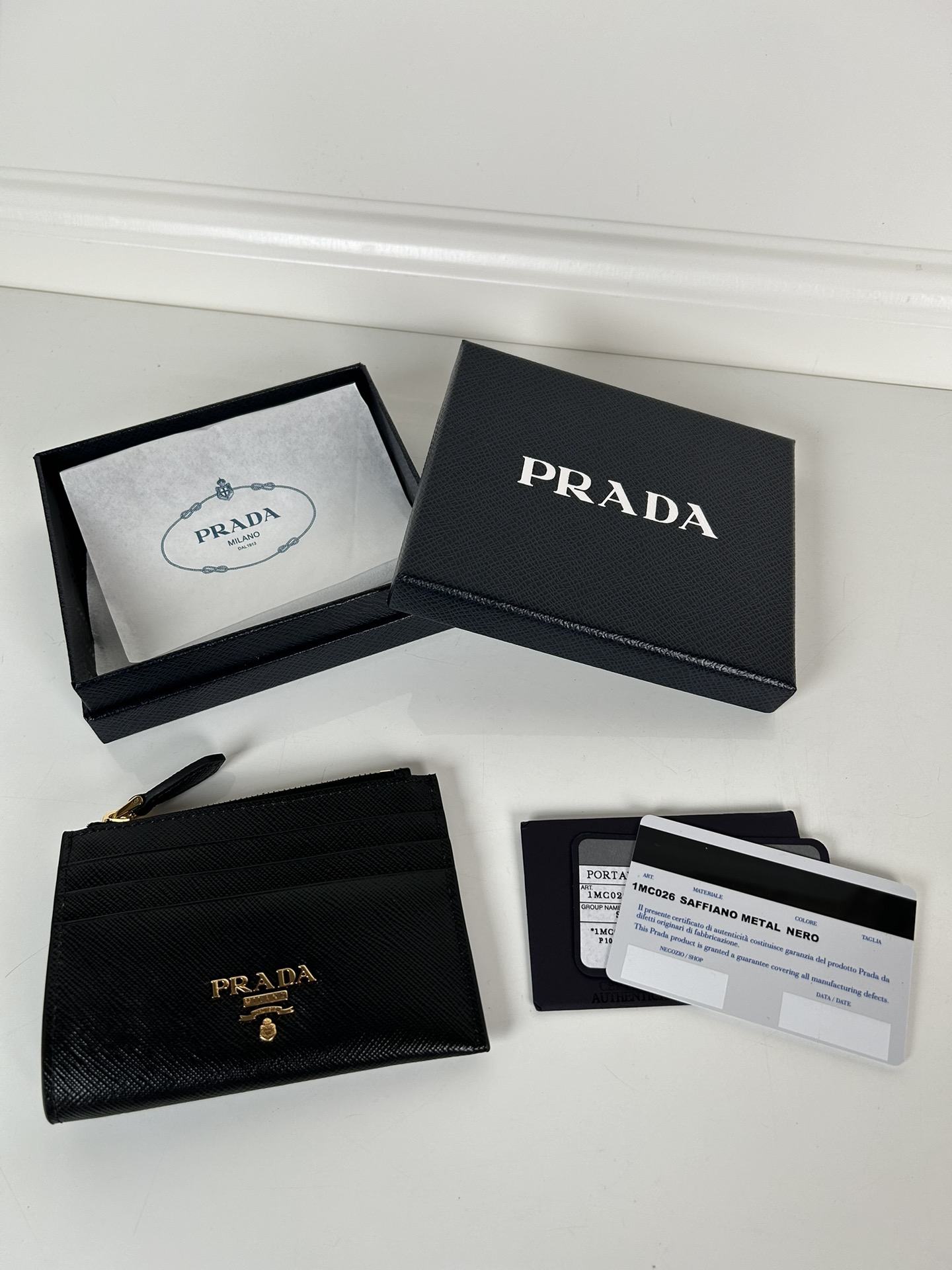 프라다 Prada 1MC067 카드 가방 12CM