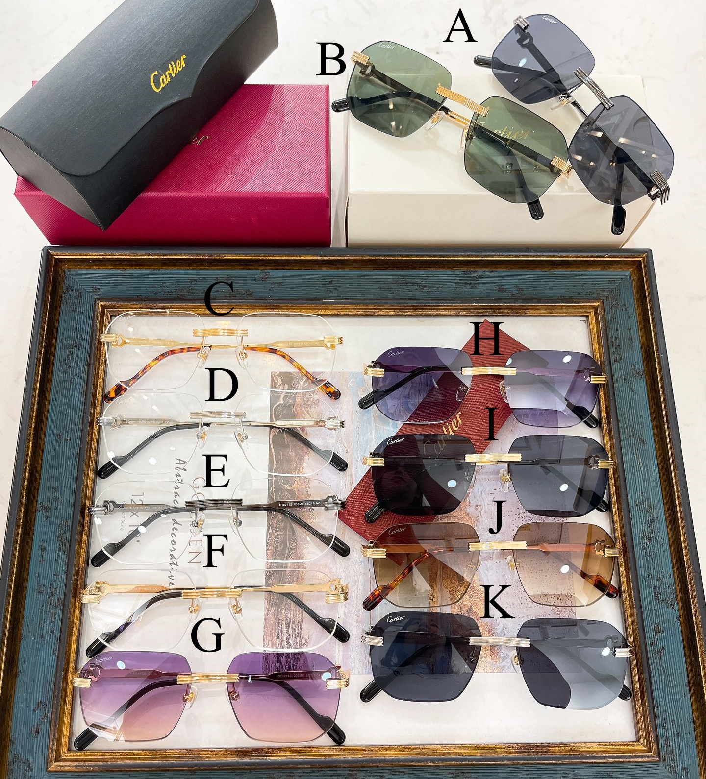 까르띠에 Cartier CT0271S 58口17-145