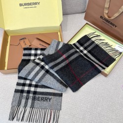 버리 Burberry 스카프 캐시미어 168×30CM