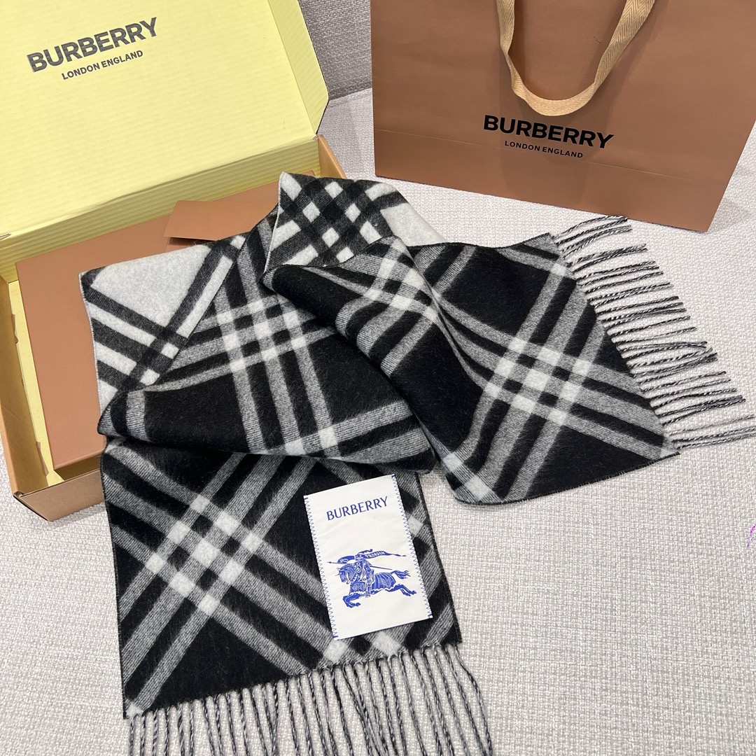 버버리 Burberry 캐시미어 케이프 168×30CM