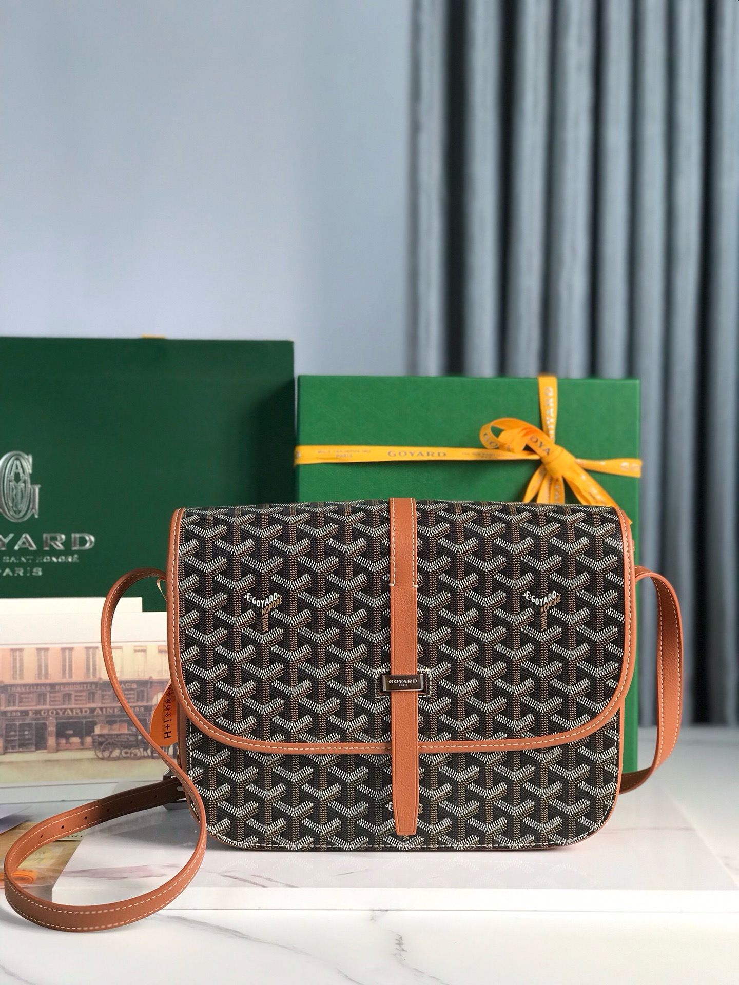 고야드 Goyard Belvedere 크로스 백 28CM