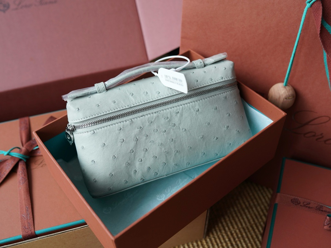 로로피아나 Loro Piana Extra Pocket L19 Ostrich leather