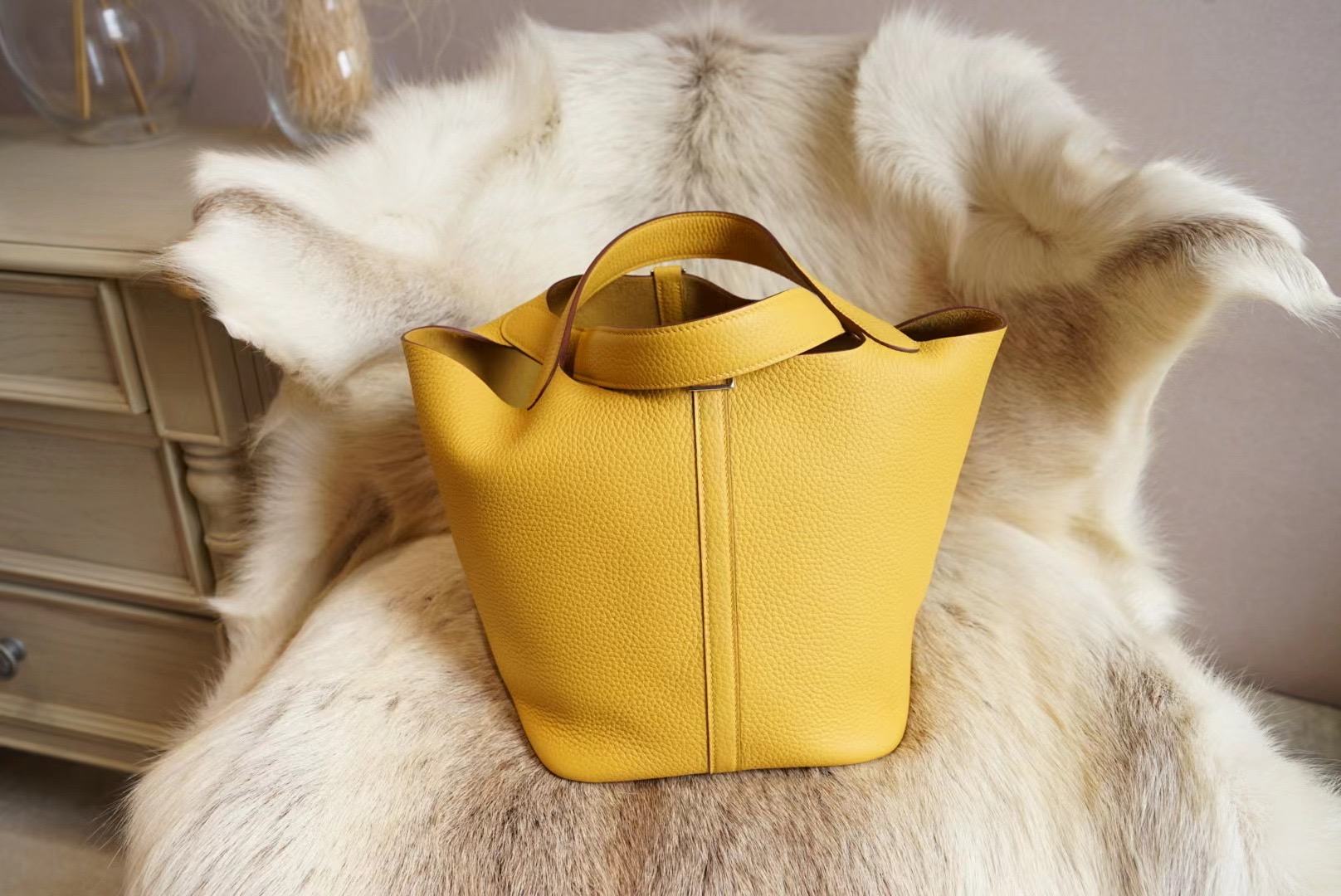 에르메스 Hermes Picotin Lock 22 Clemence