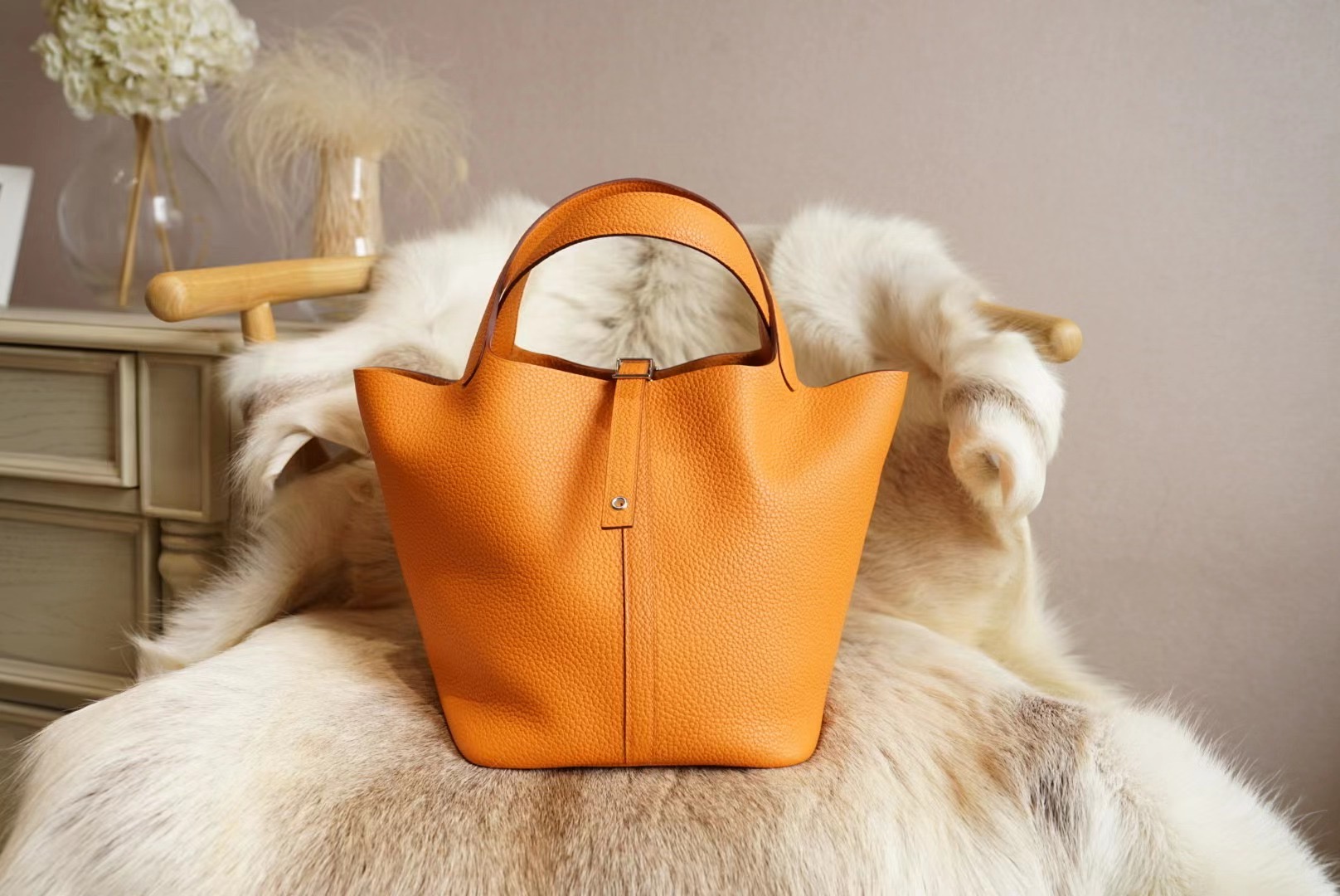 에르메스 Hermes Picotin Lock 22 Clemence