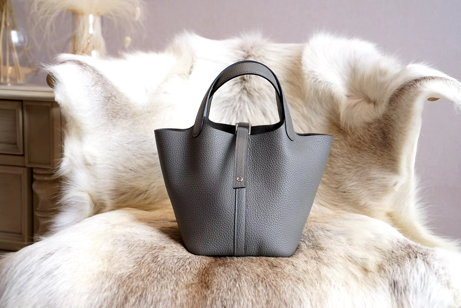 에르메스 Hermes Picotin Lock 18 clemence