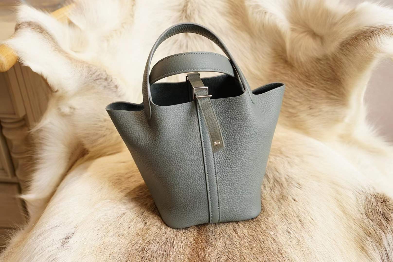 에르메스 Hermes Picotin Lock 18 clemence