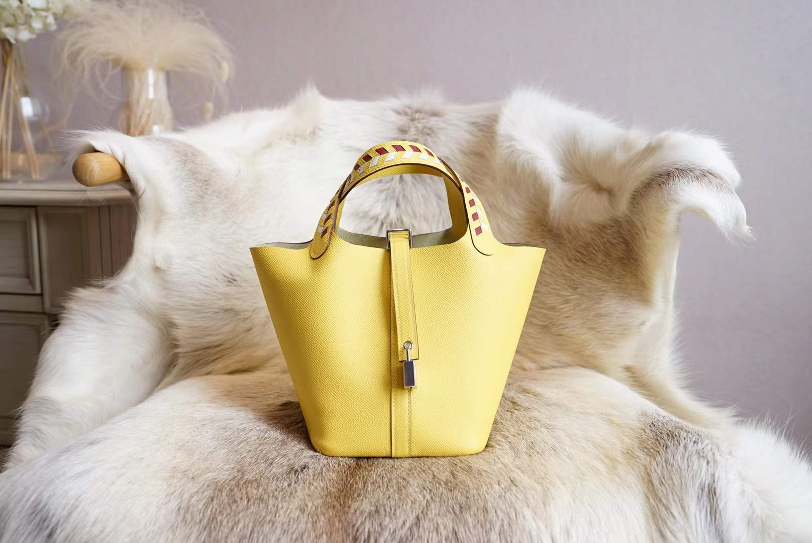 에르메스 Hermes Picotin Lock 18 Epsom