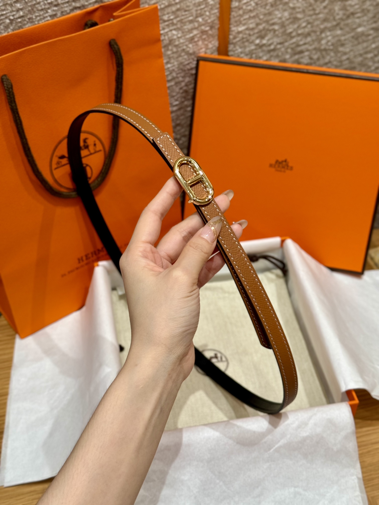 에르메스 Hermes Maillon 벨트 13mm