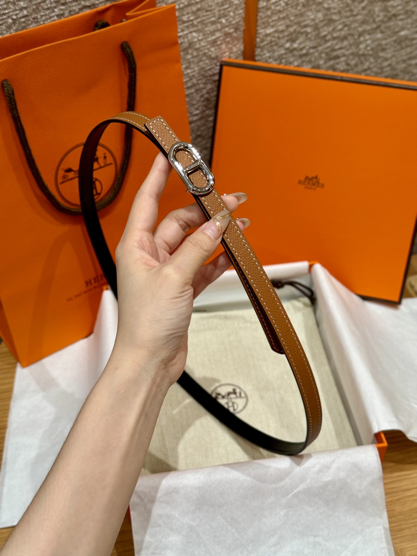 에르메스 Hermes Maillon 벨트 13mm