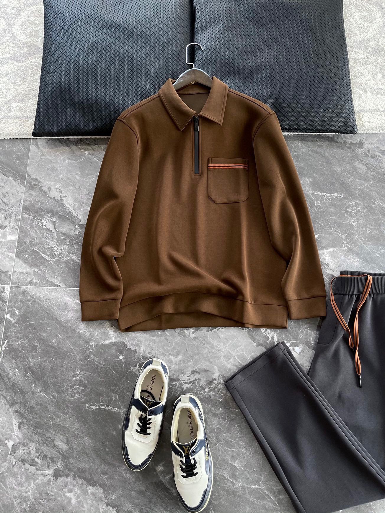 제냐 Zegna 긴팔 티셔츠