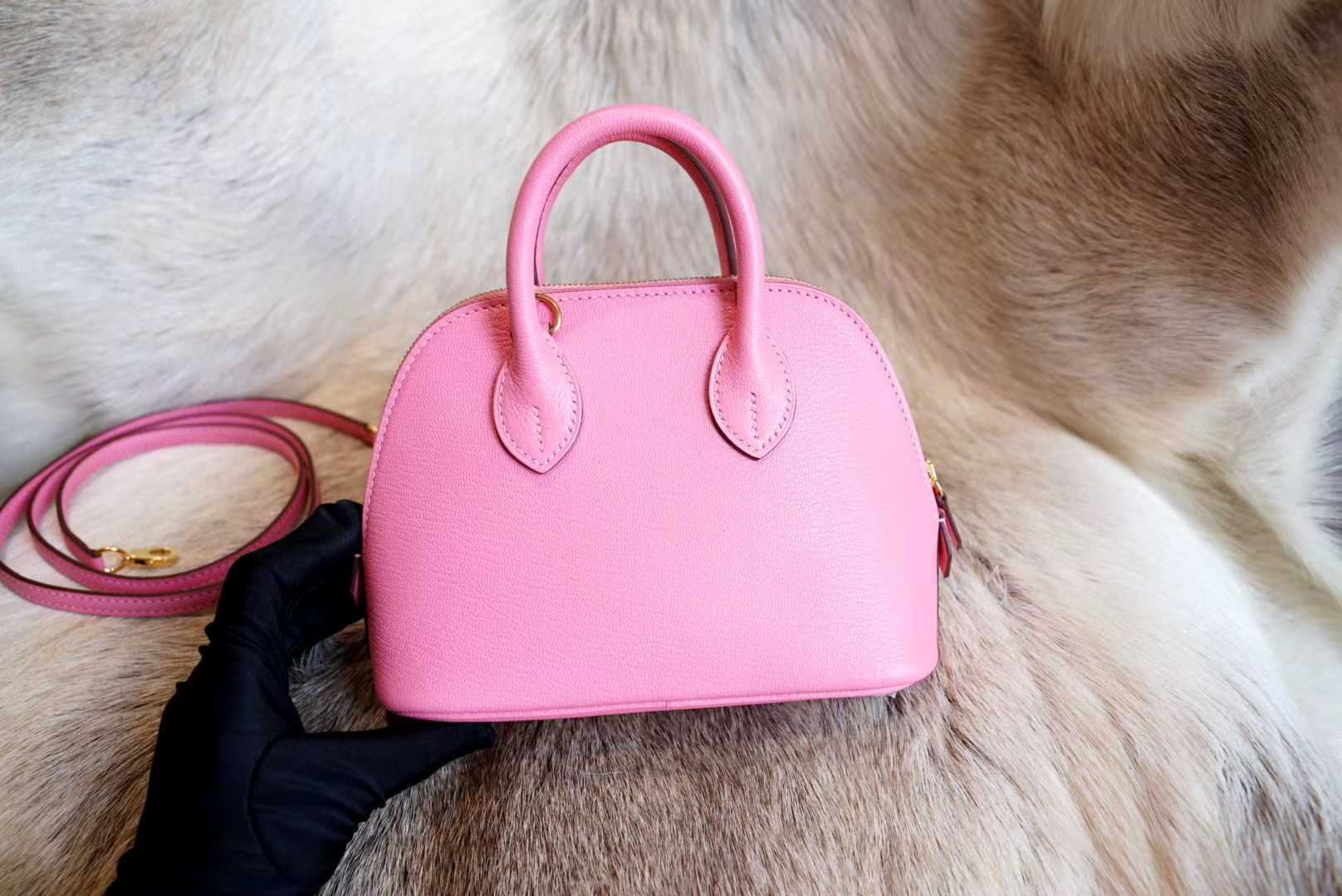 에르메스 Hermes Mini Bolide Chevre