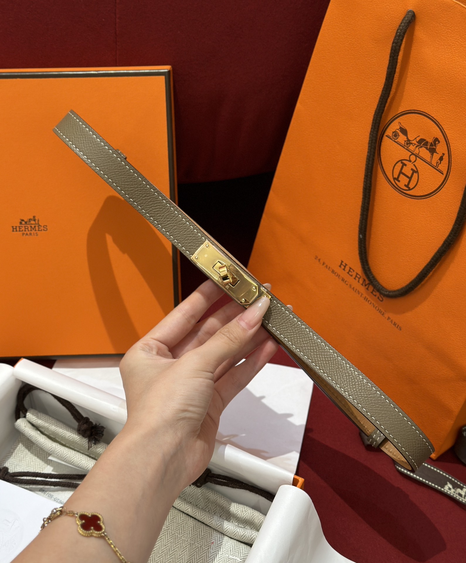 에르메스 Hermes Kelly 벨트 18mm