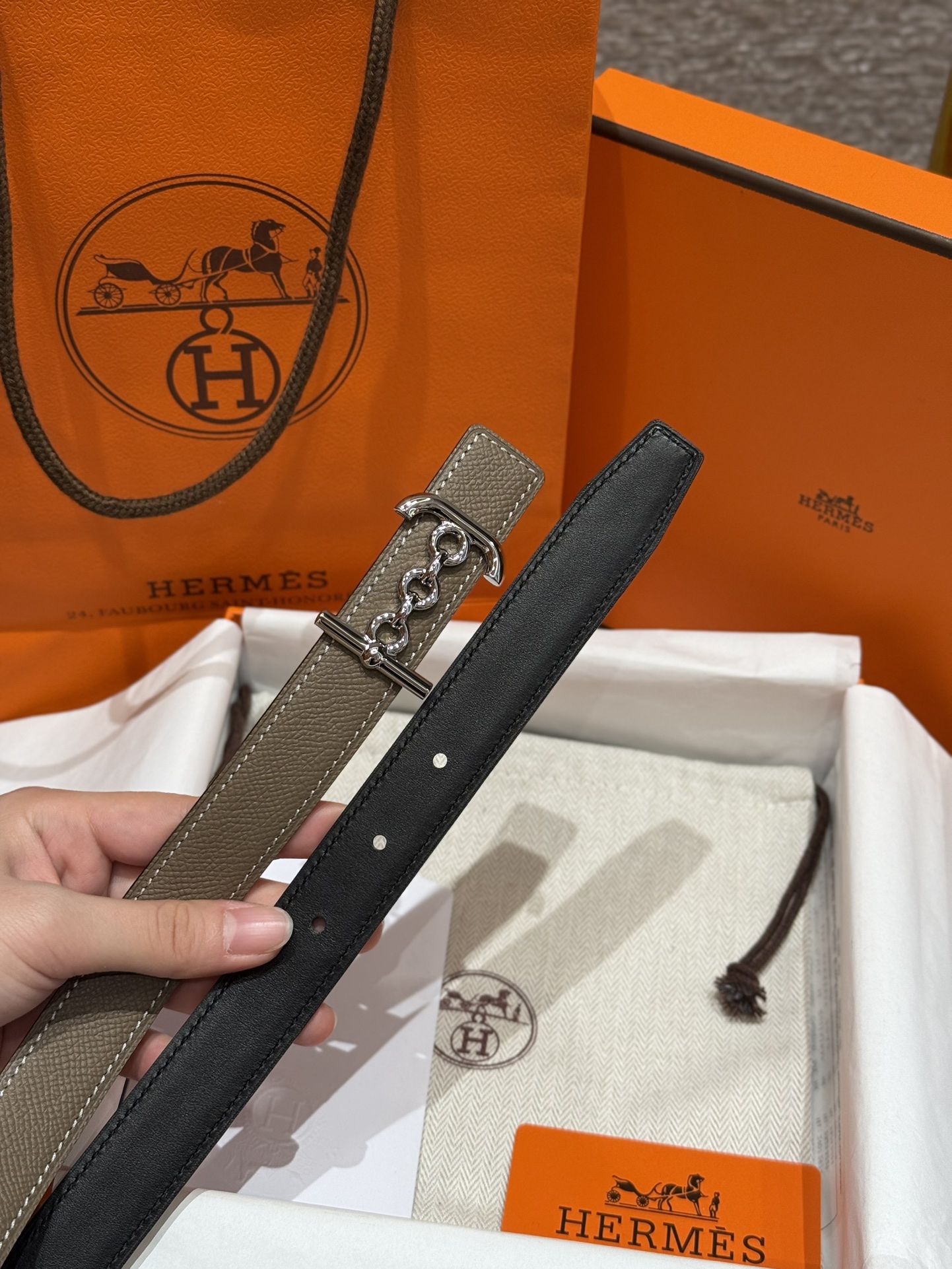 에르메스 Hermes Ancre Marin 벨트 24mm