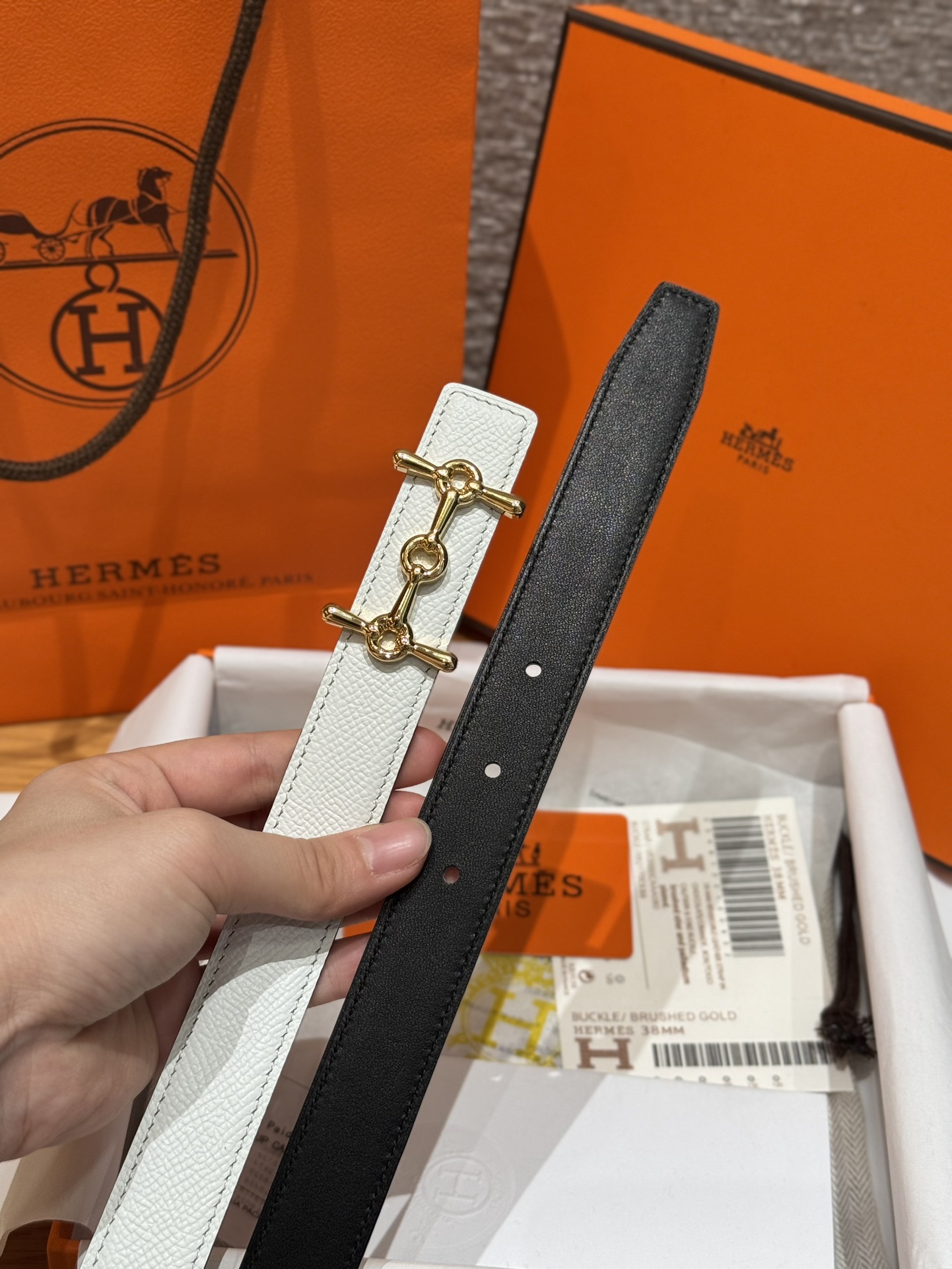 에르메스 Hermes Equestre 벨트 24mm