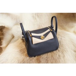 에르메스 Hermes Mini Lindy clemence