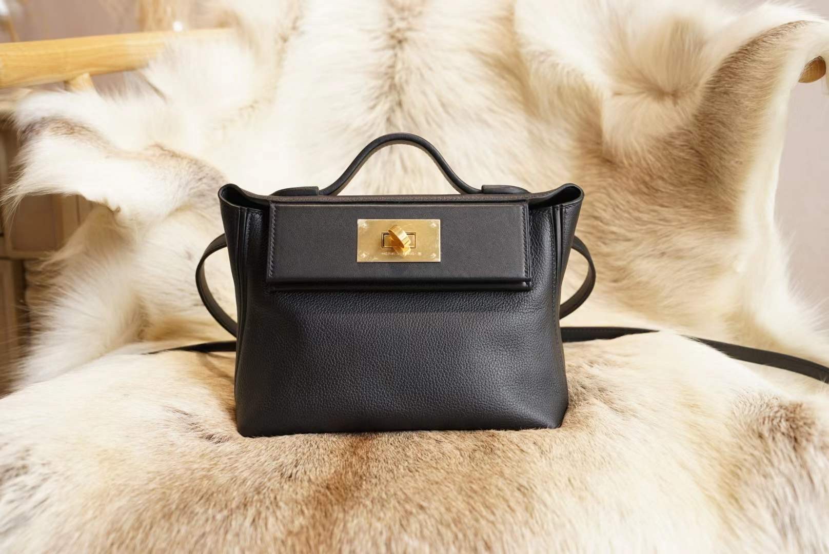 에르메스 Hermes Mini 24/24 evercolor