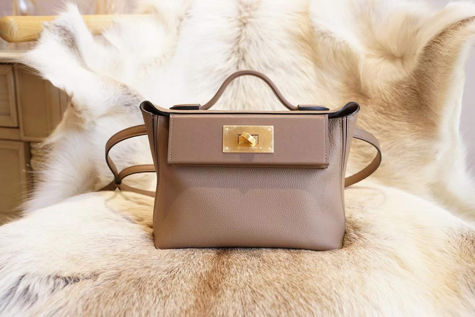 에르메스 Hermes Mini 24/24 evercolor