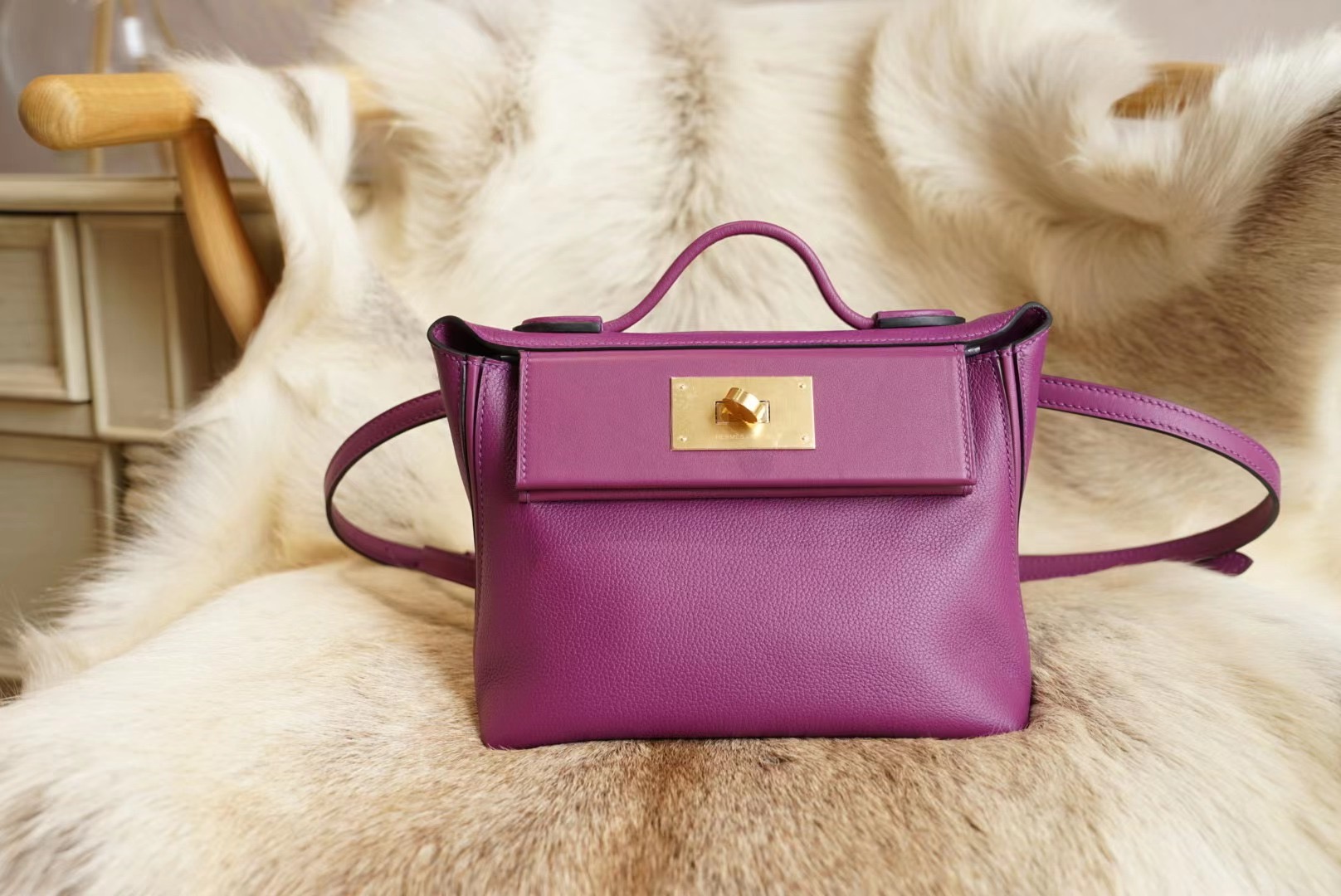 에르메스 Hermes Mini 24/24 evercolor