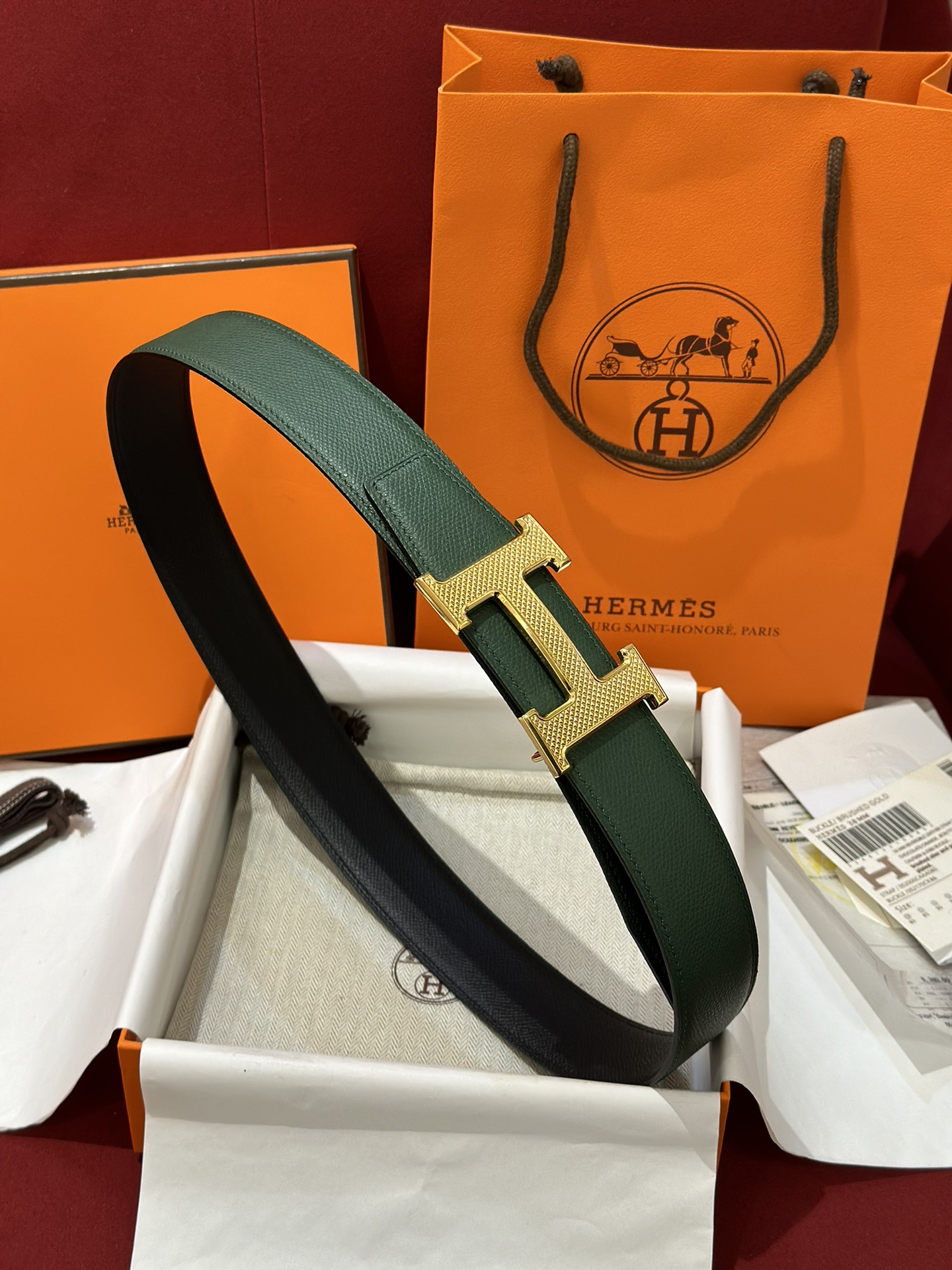 에르메스 Hermes Guillochee 벨트 32mm / 38mm