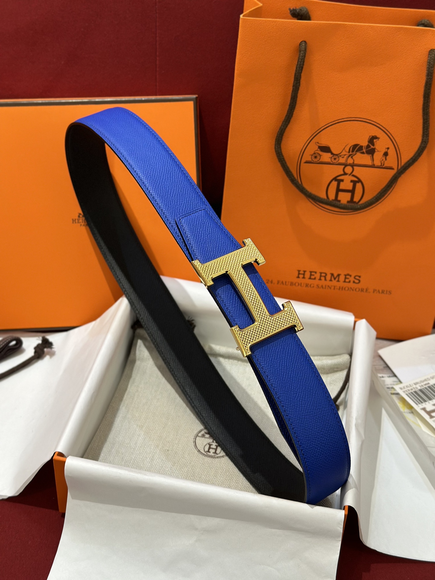 에르메스 Hermes Guillochee 벨트 32mm / 38mm