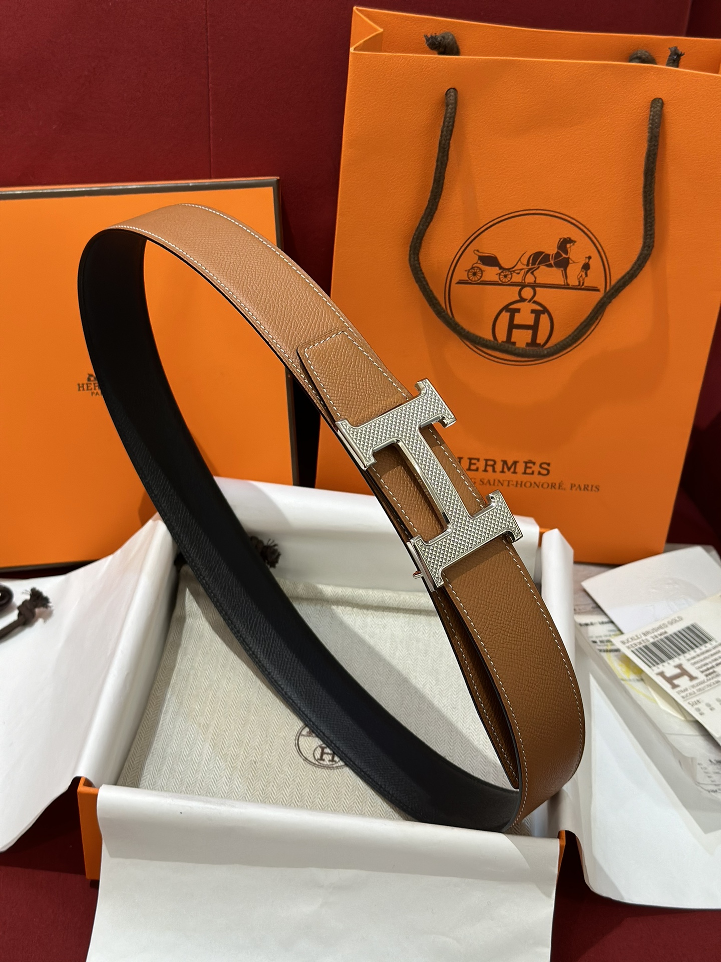 에르메스 Hermes Guillochee 벨트 32mm / 38mm