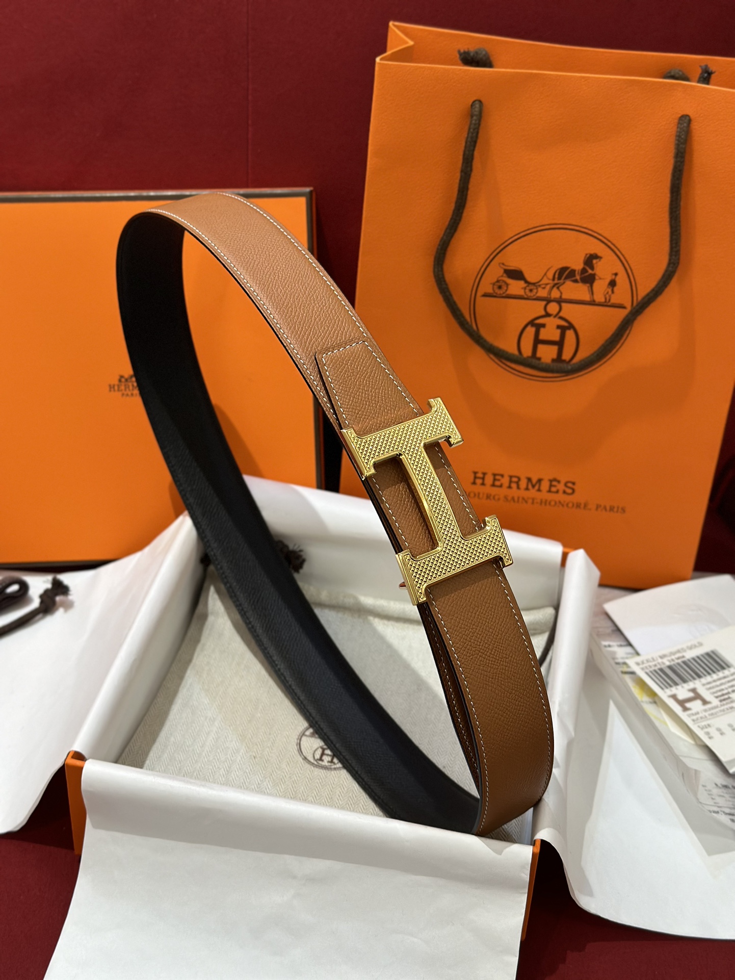 에르메스 Hermes Guillochee 벨트 32mm / 38mm