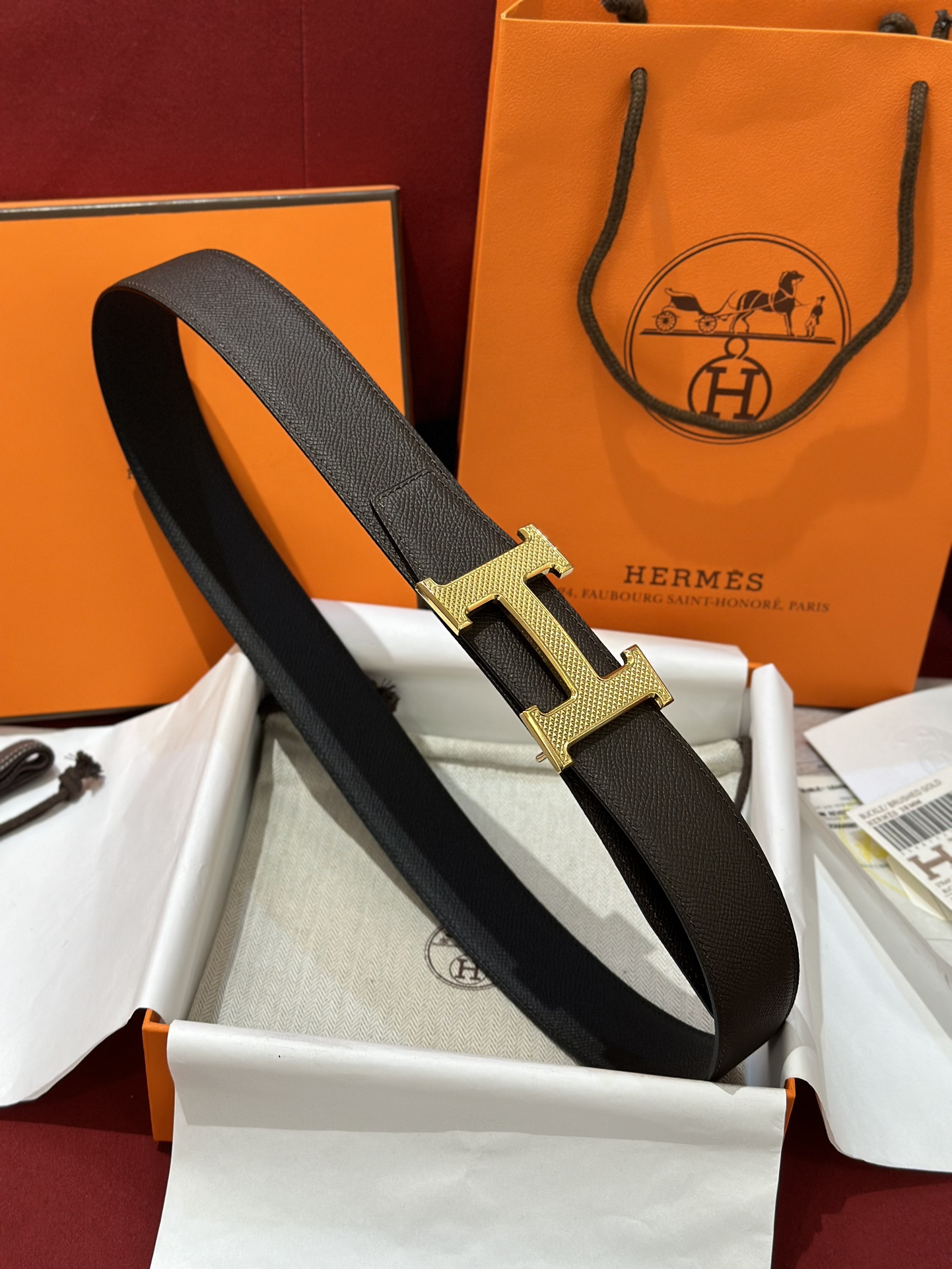 에르메스 Hermes Guillochee 벨트 32mm / 38mm