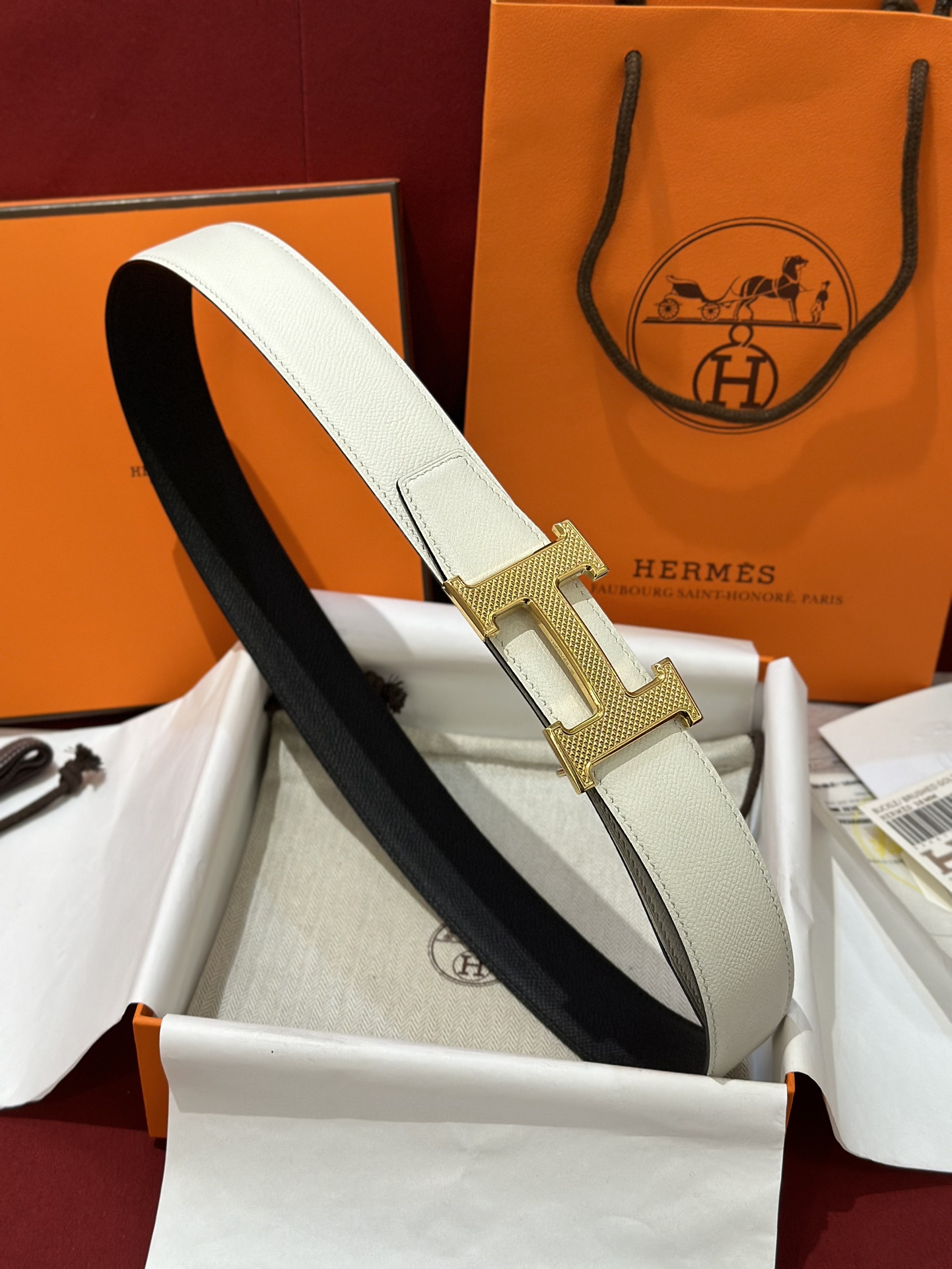 에르메스 Hermes Guillochee 벨트 32mm / 38mm