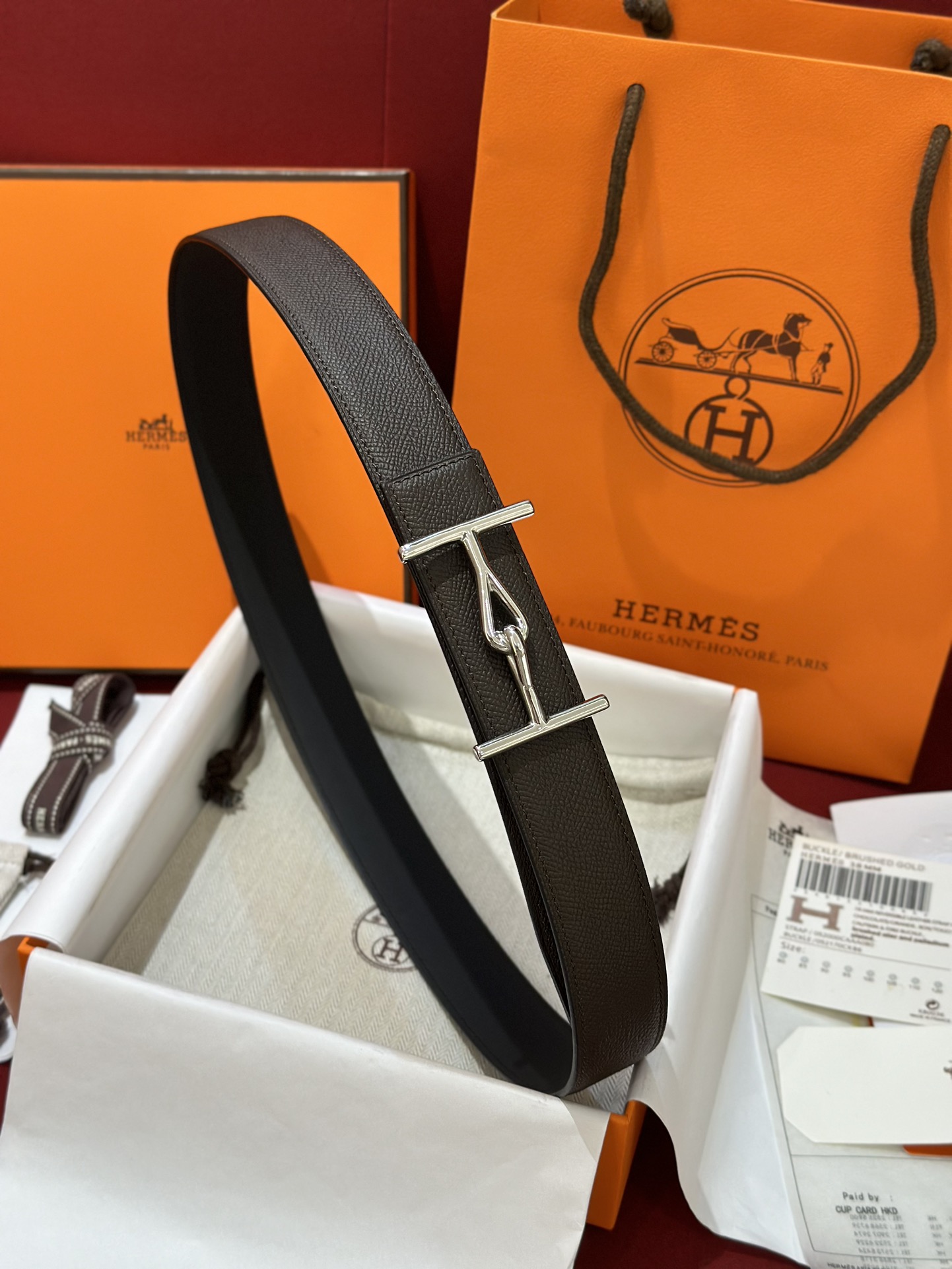 에르메스 Hermes Jumbo 벨트 32mm  38mm