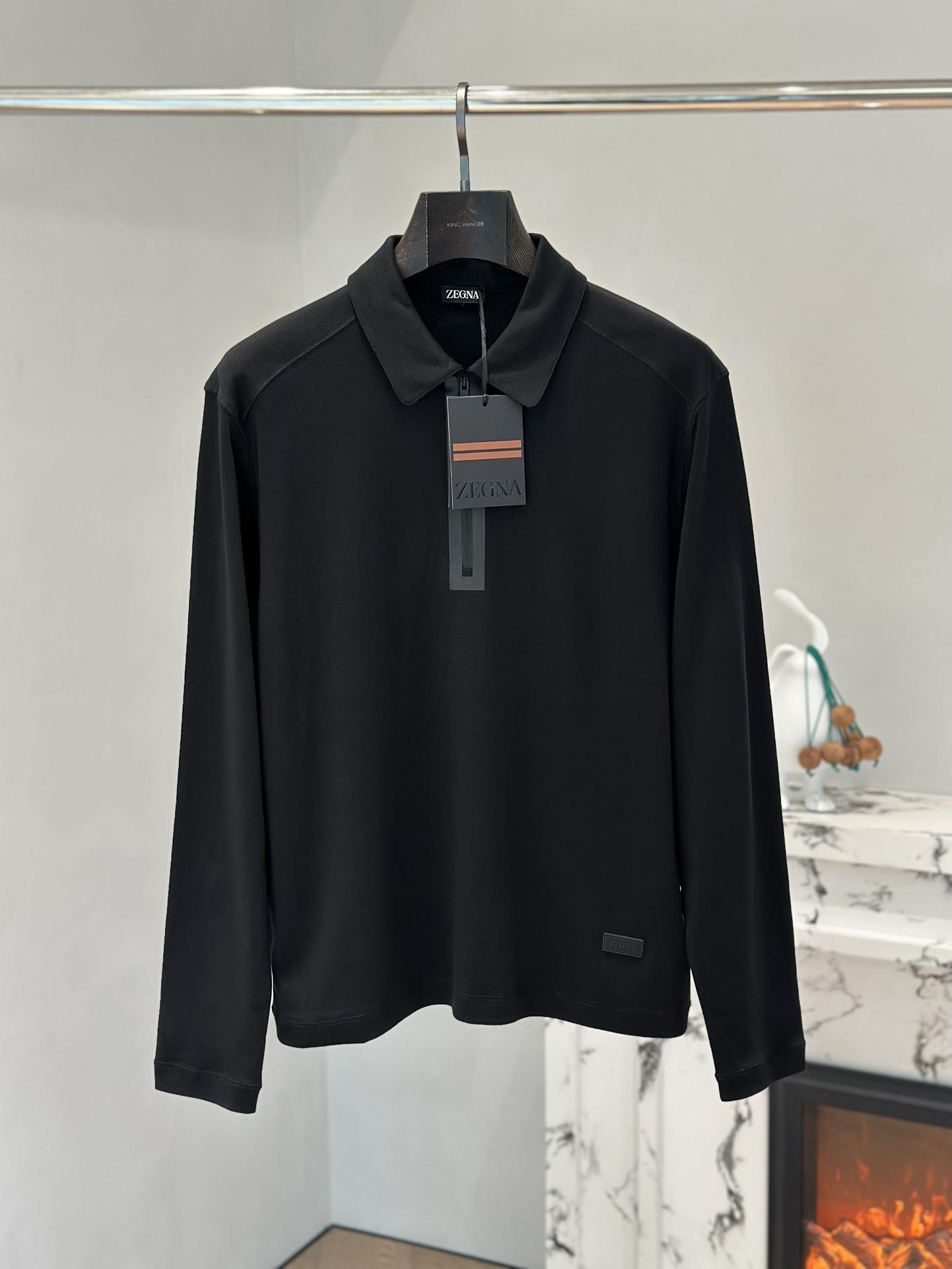 제냐 Zegna 긴팔 티셔츠