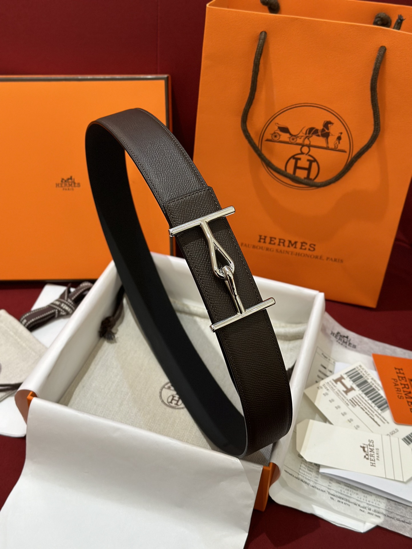 에르메스 Hermes Jumbo 벨트 32mm 38mm